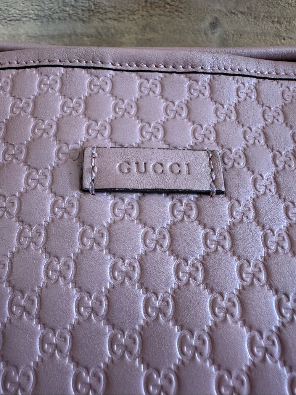 Authentic Gucci Microguccissima Leather Tote in blush pink 💕 - Picture 2 of 16